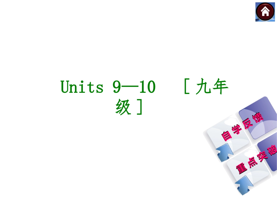 2015届人教版九年级英语复习课件：Units9—10[九年级]（42页）_第1页
