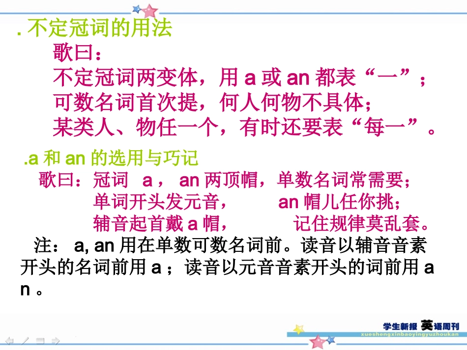 初中英语冠词精讲精练课件_第2页