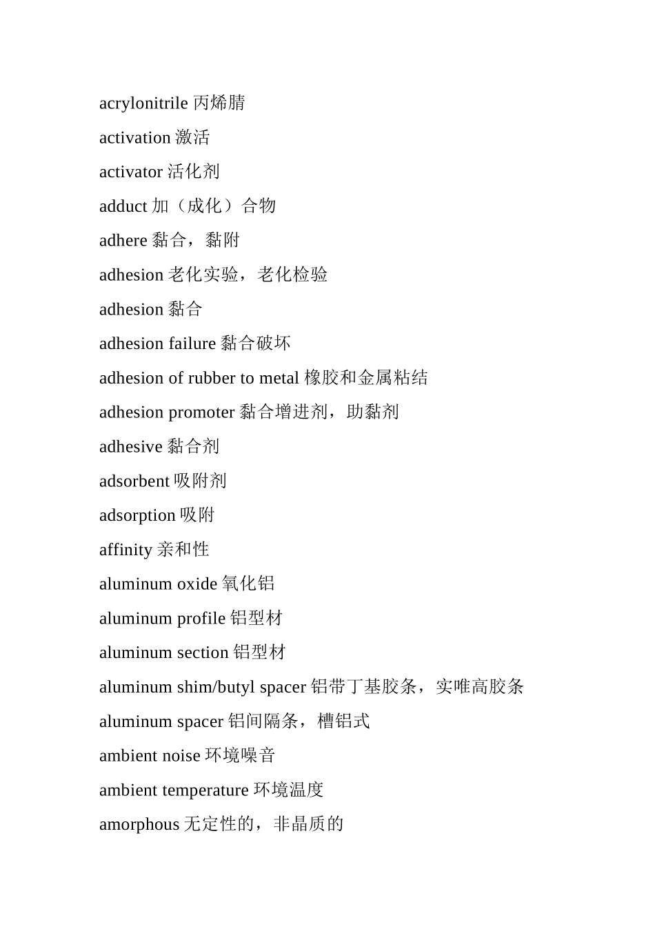 最全的玻璃英语专业术语(terms of glass English)_第3页