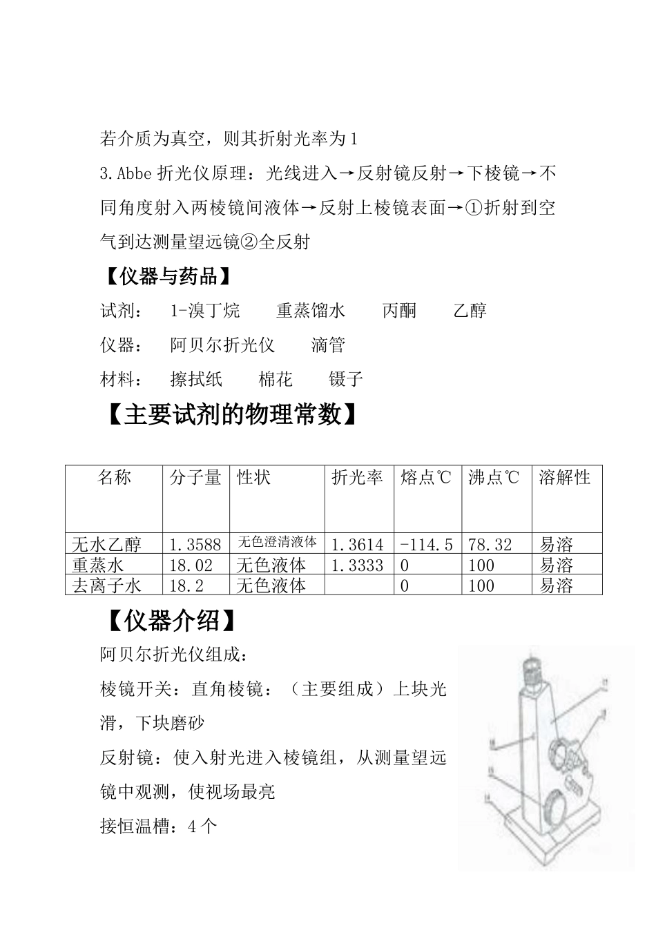 液态有机化合物的折光率_第3页