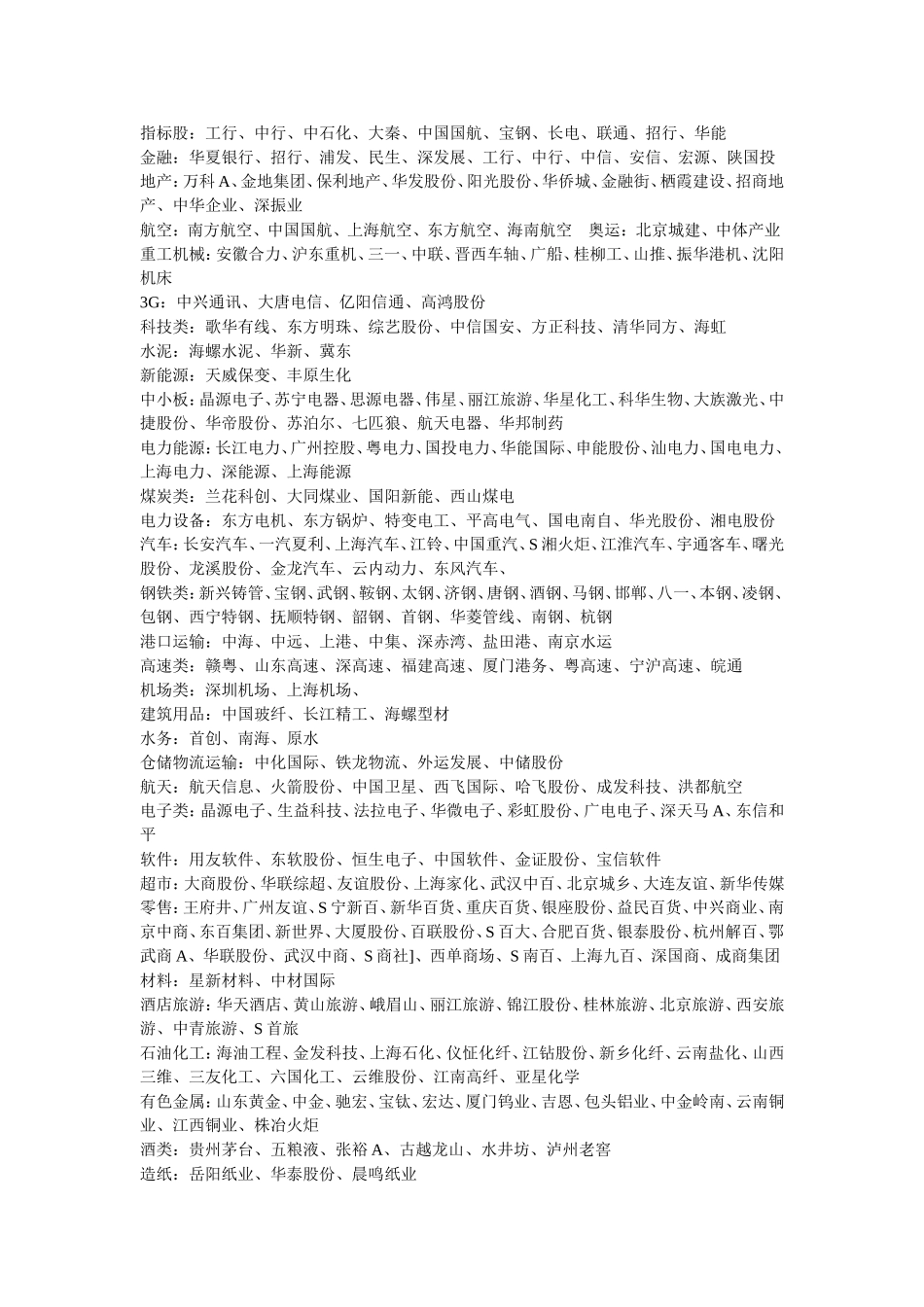 股市龙头股排行_第2页