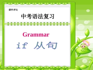 中考语法复习