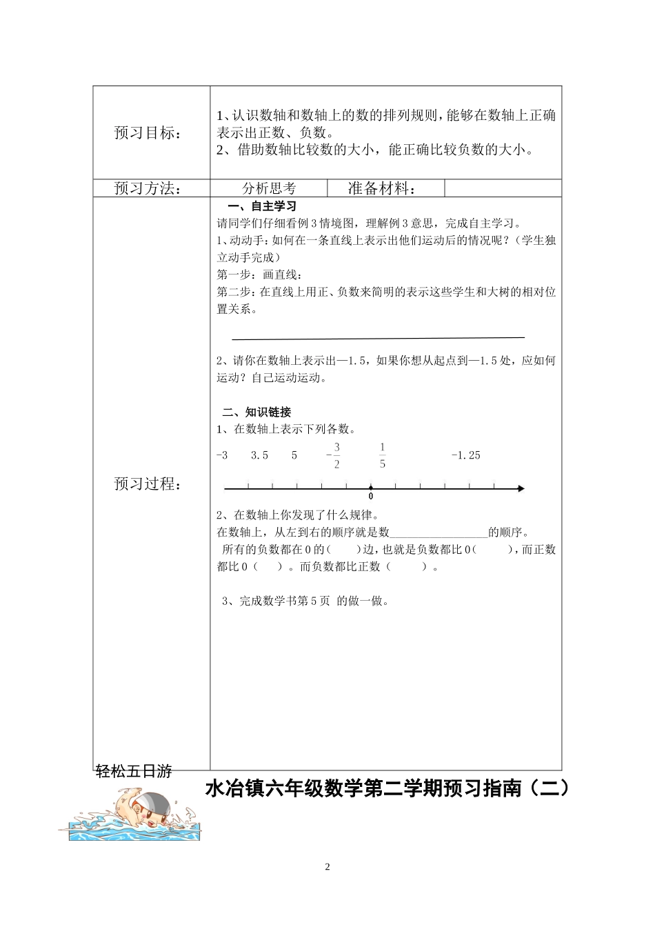 修改后六年级数学下五日游_第2页
