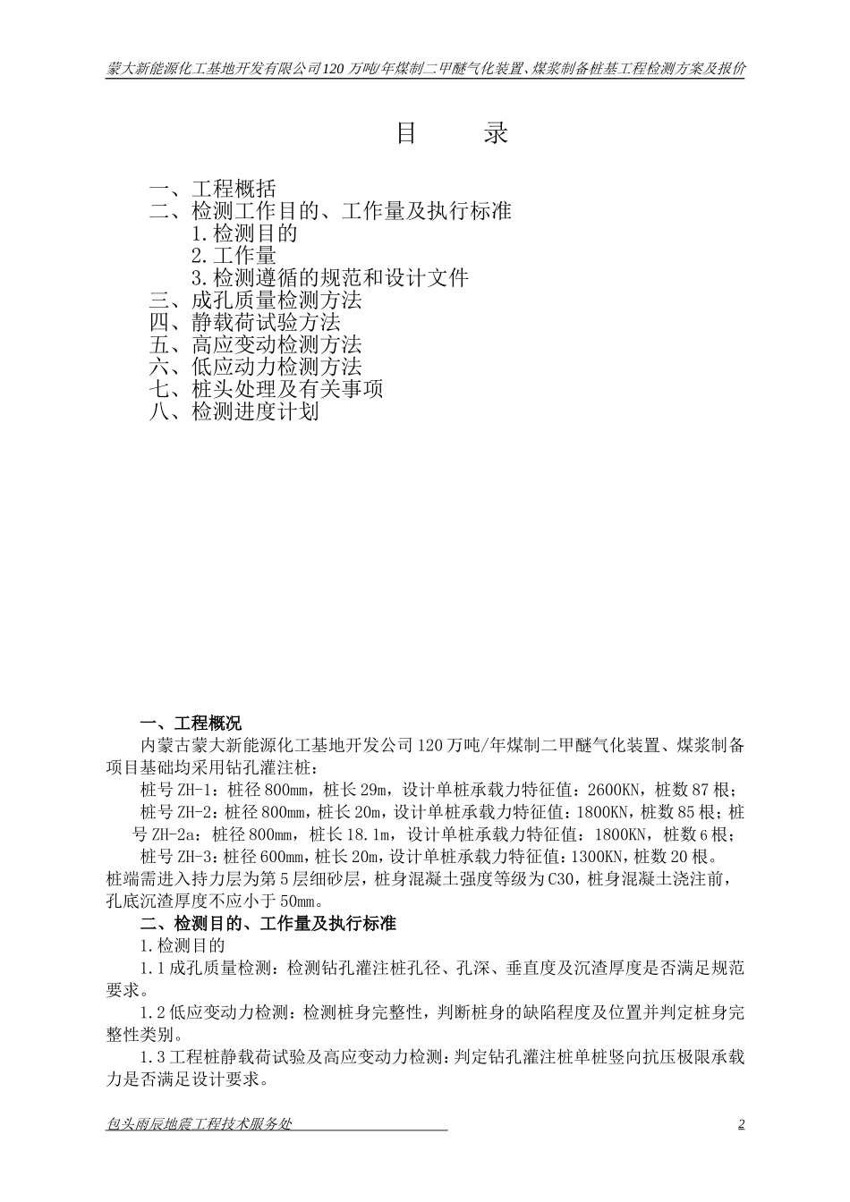 钻孔灌注桩检测方案模板_第2页