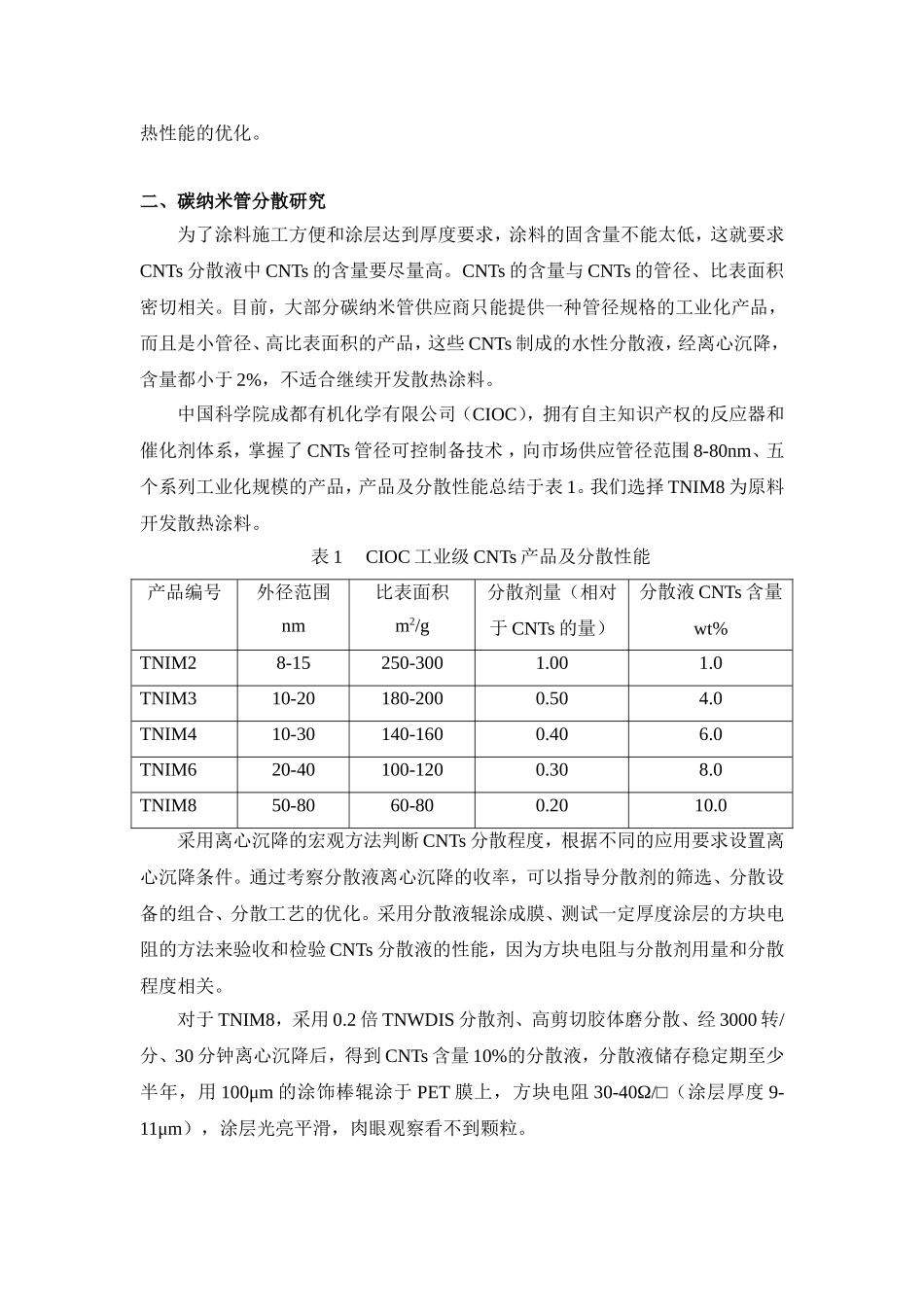 碳纳米管散热涂料的制备及其在金属材料上的应用_第2页