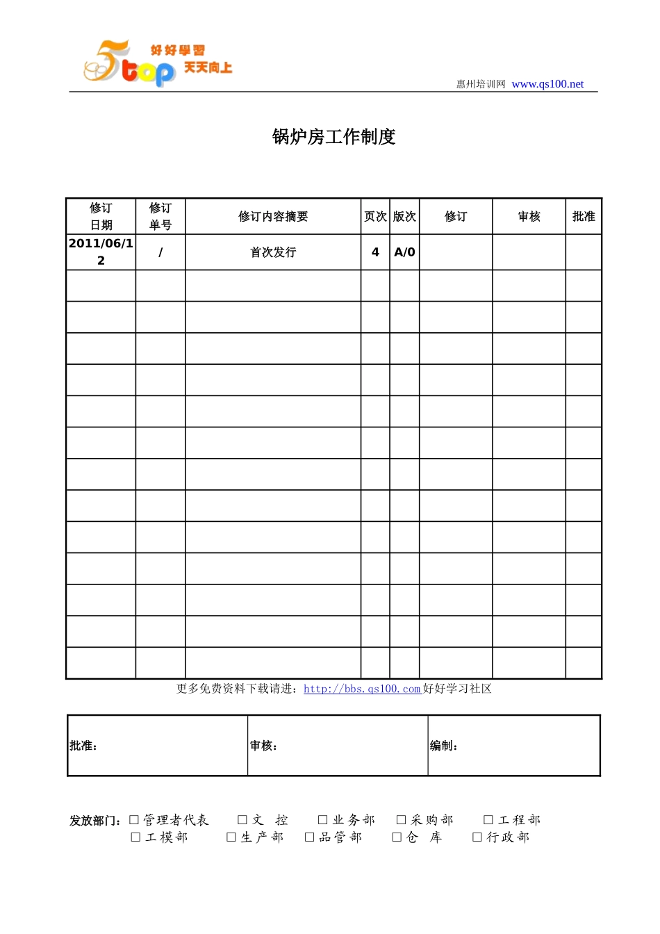 锅炉房工作制度_第1页
