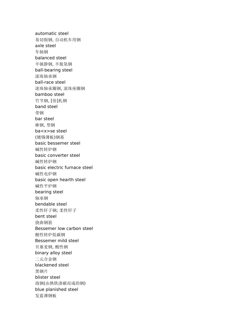 钢铁术语,中英对照_第3页
