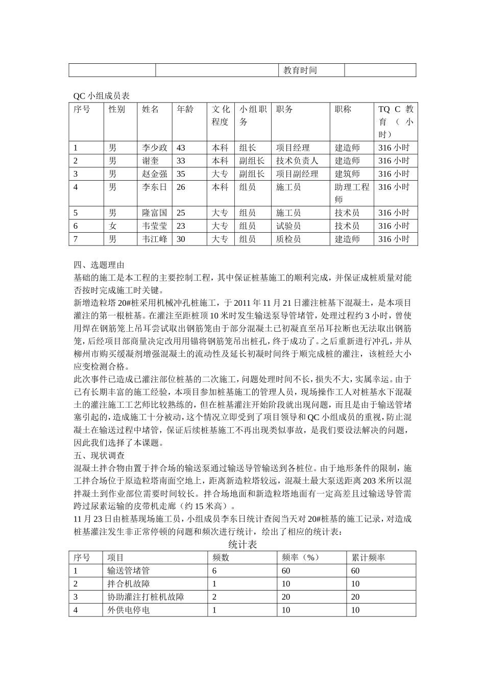 改善混凝土长距离泵送工艺防止水下混凝土灌注出现断桩_第2页