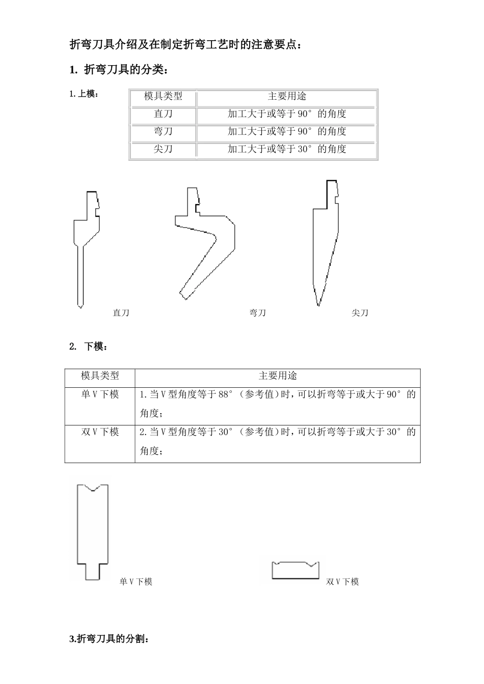 折弯及折弯刀具_第1页