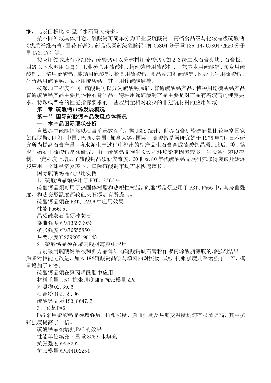 硫酸钙市场分析_第2页