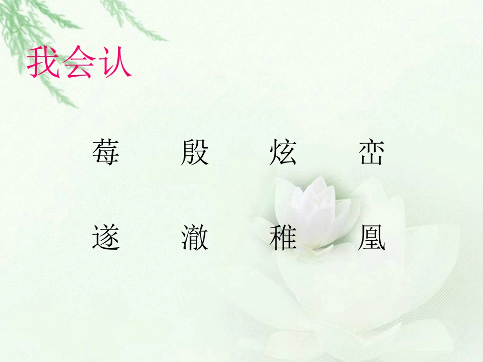 北师大版五年级语文上册《我喜欢》_第3页