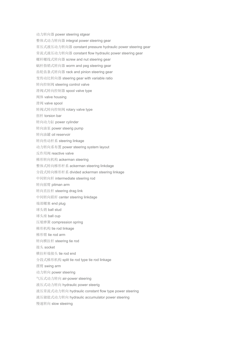 汽车转向系英语_第2页