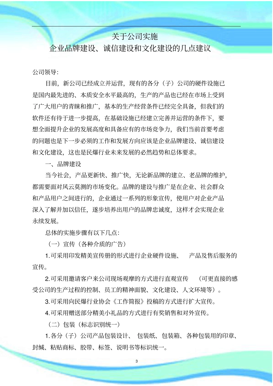 企业品牌建设实施方案_第3页