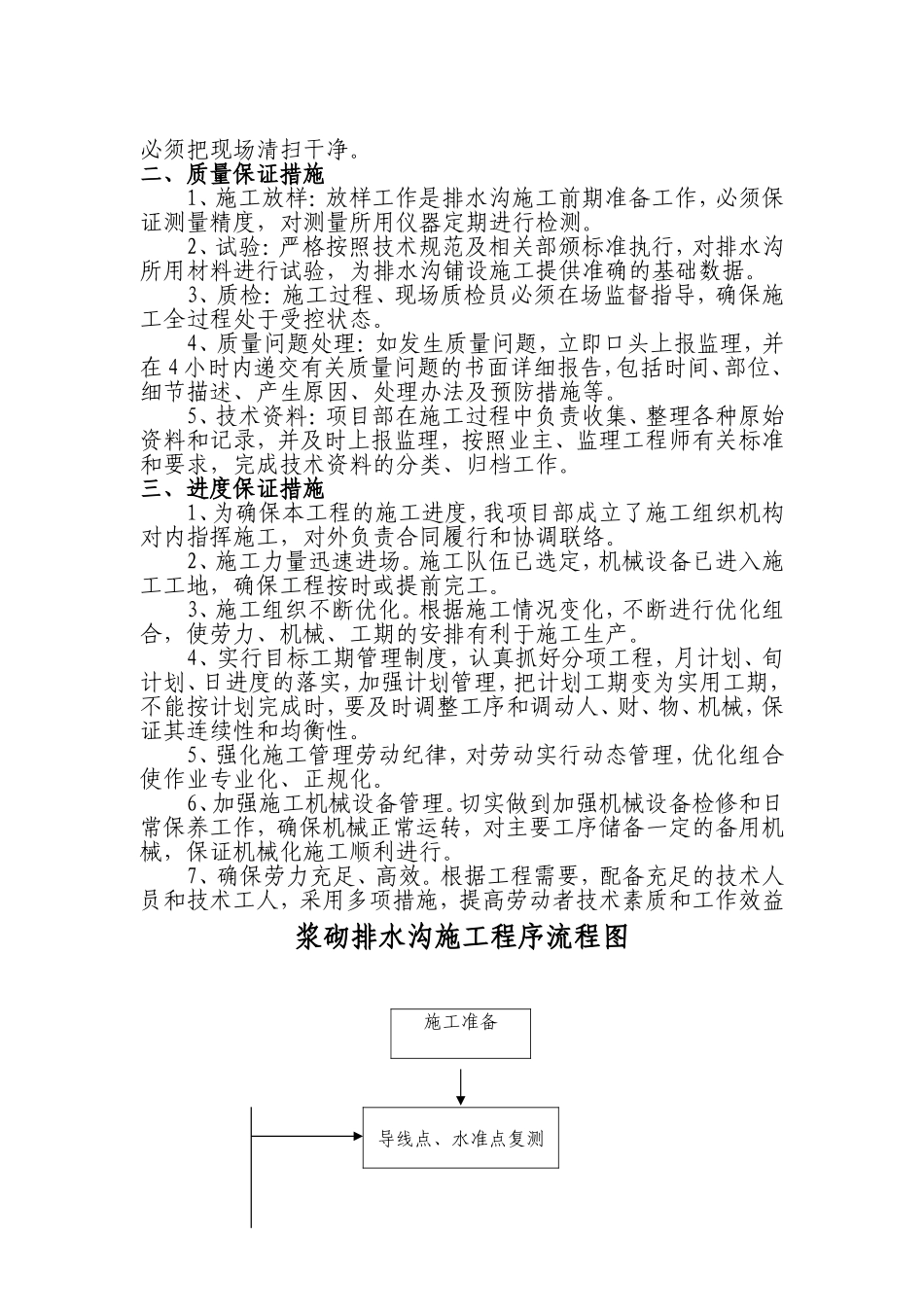 浆砌排水沟施工方案_第2页