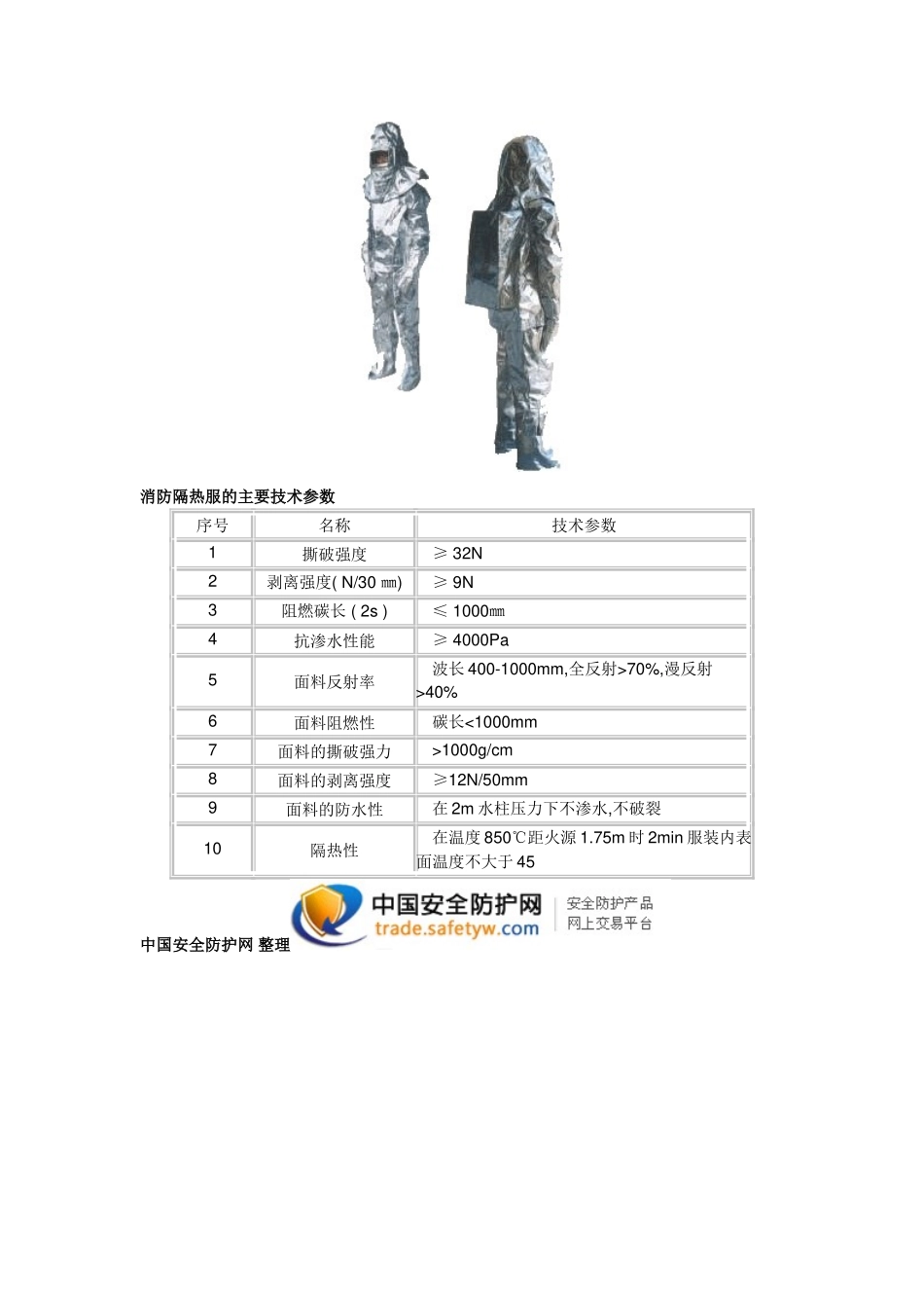 消防隔热服知识大全_第3页