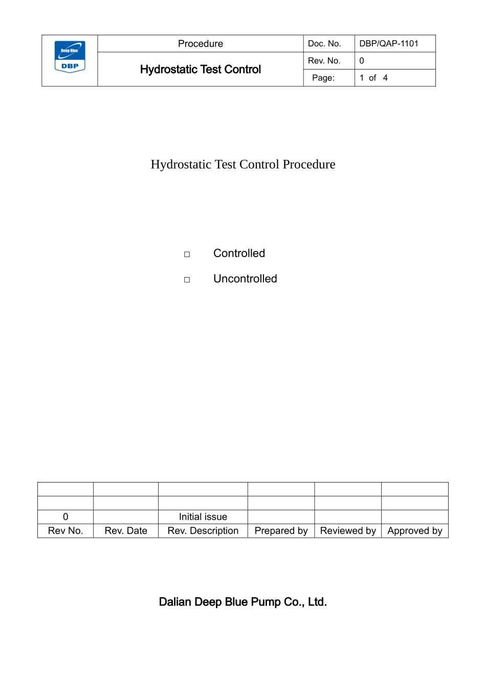 英文版的水压试验_第1页