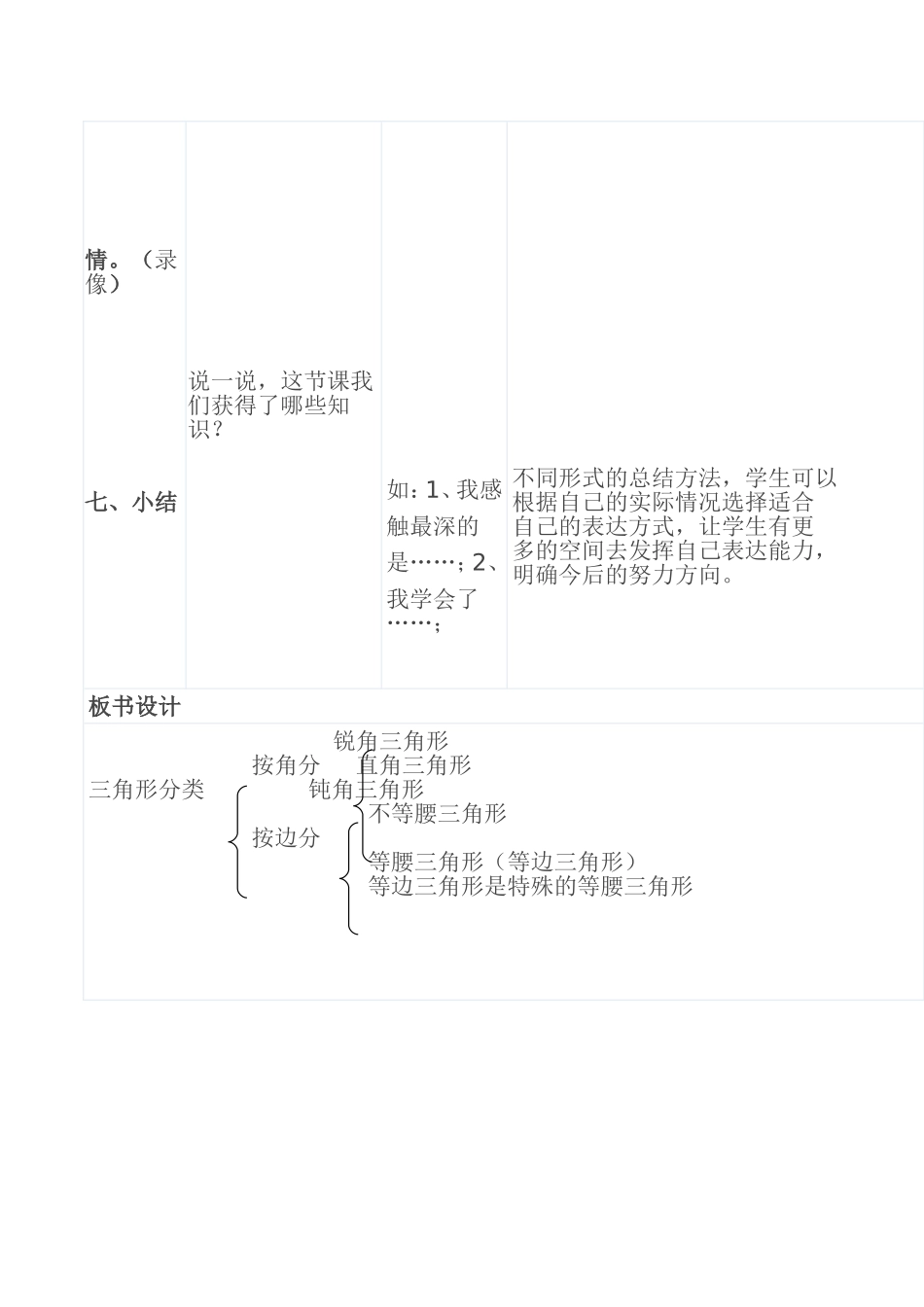 北师大小学数学四年级下册《角的分类》教学案例_第3页