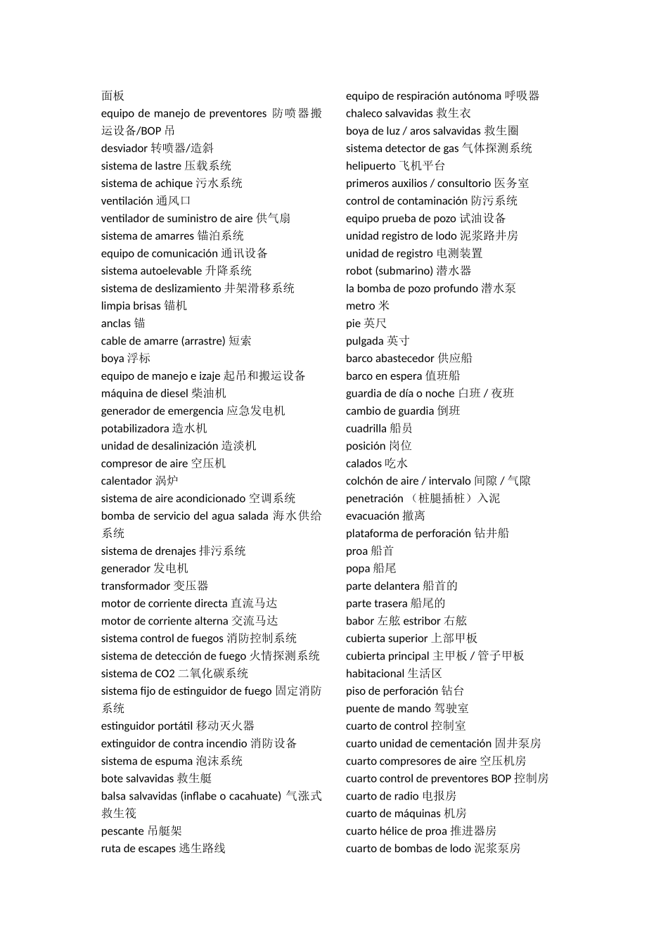石油方面的西语_第2页