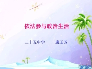 依法参与政治生活 (2)