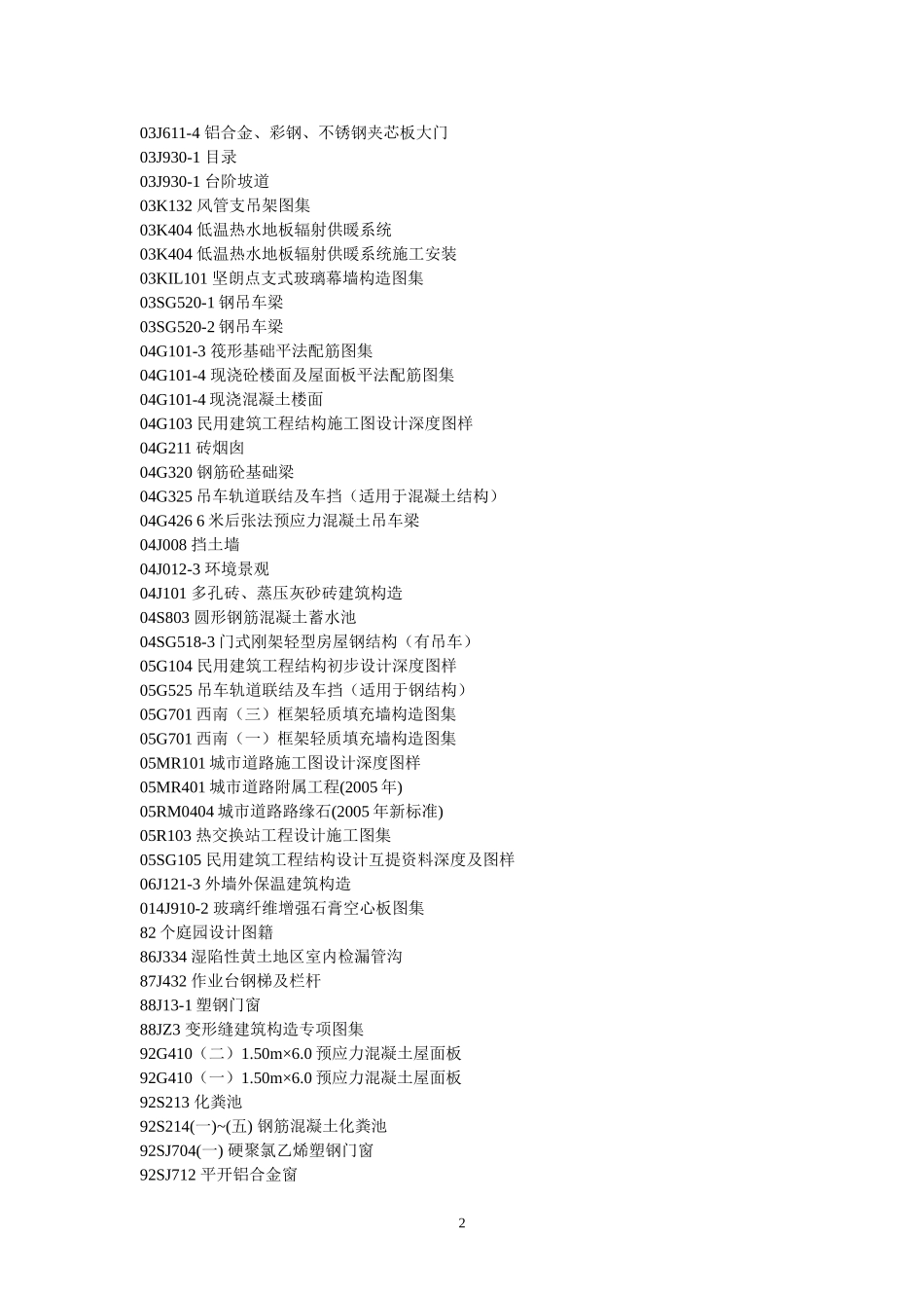 建筑装饰装修园林工程图集目录_第2页