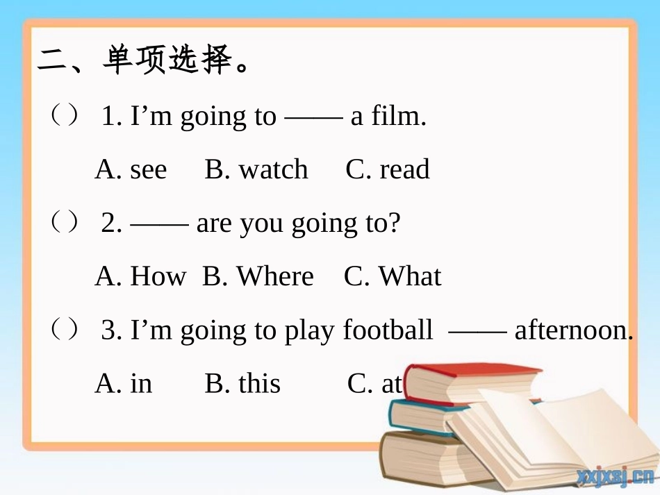 pep六年级英语上册Unit3复习_第2页