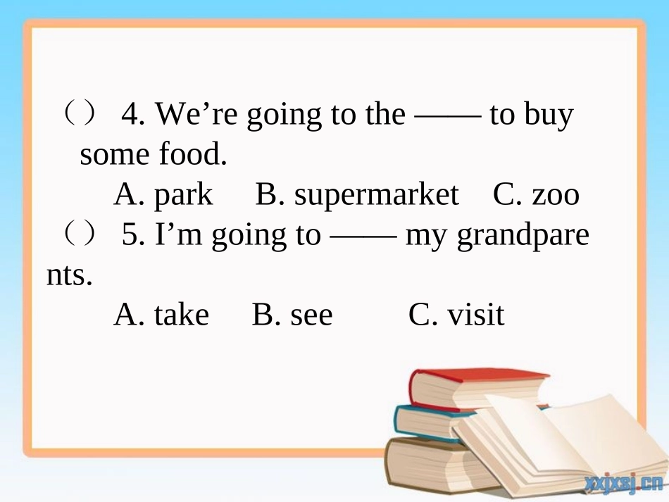 pep六年级英语上册Unit3复习_第3页