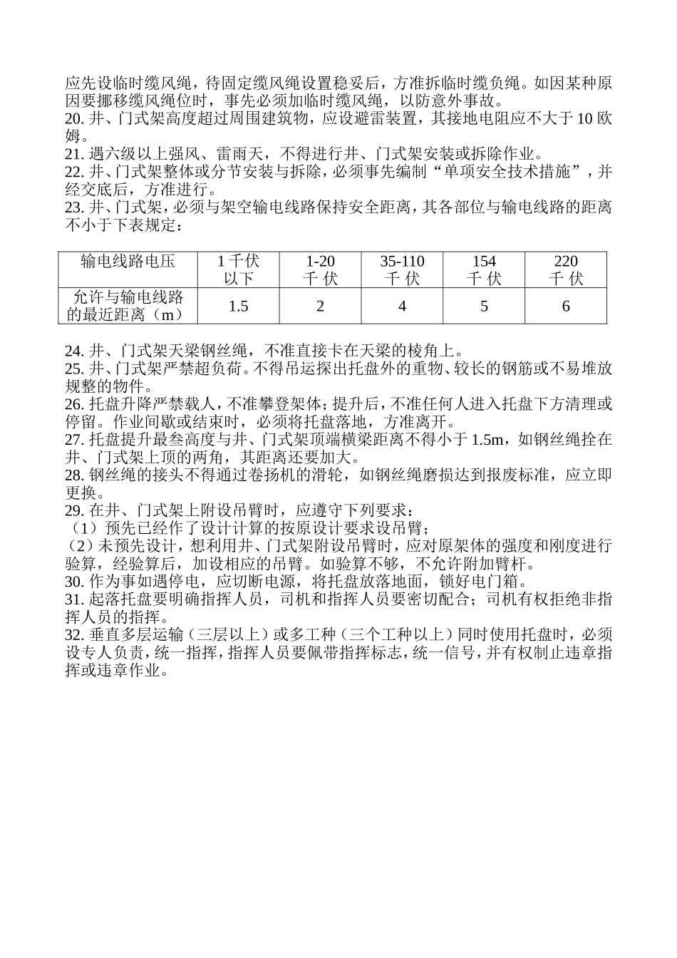 井字架、门式架安全技术操作规程_第2页