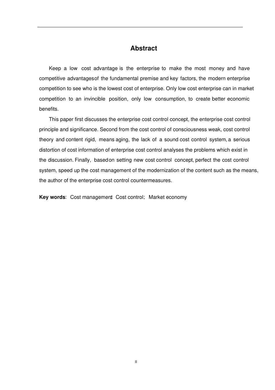 企业成本控制存在的问题及解决对策_第3页