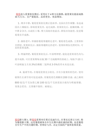 葡萄果期管理.wps