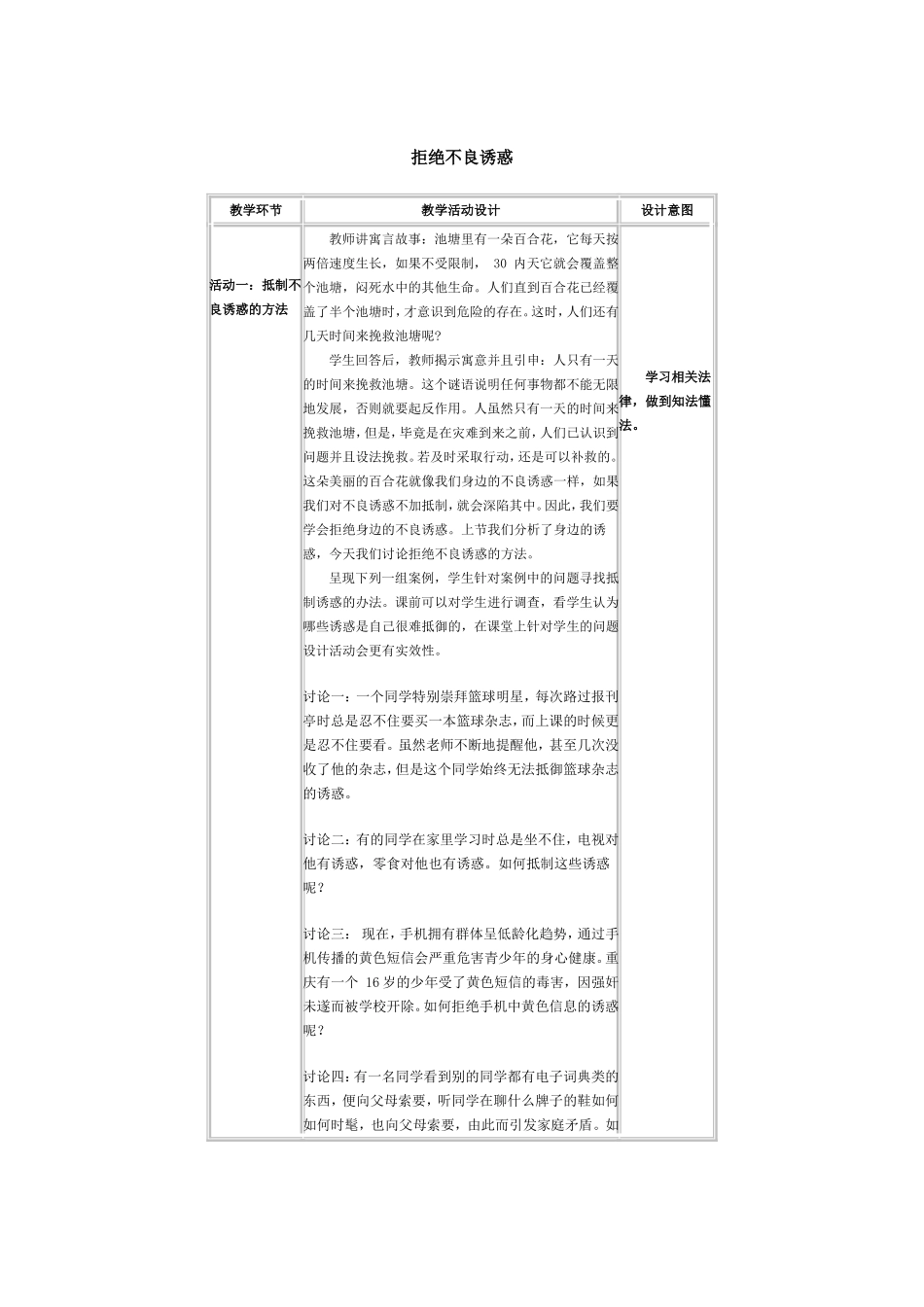 拒绝不亮诱惑_第1页