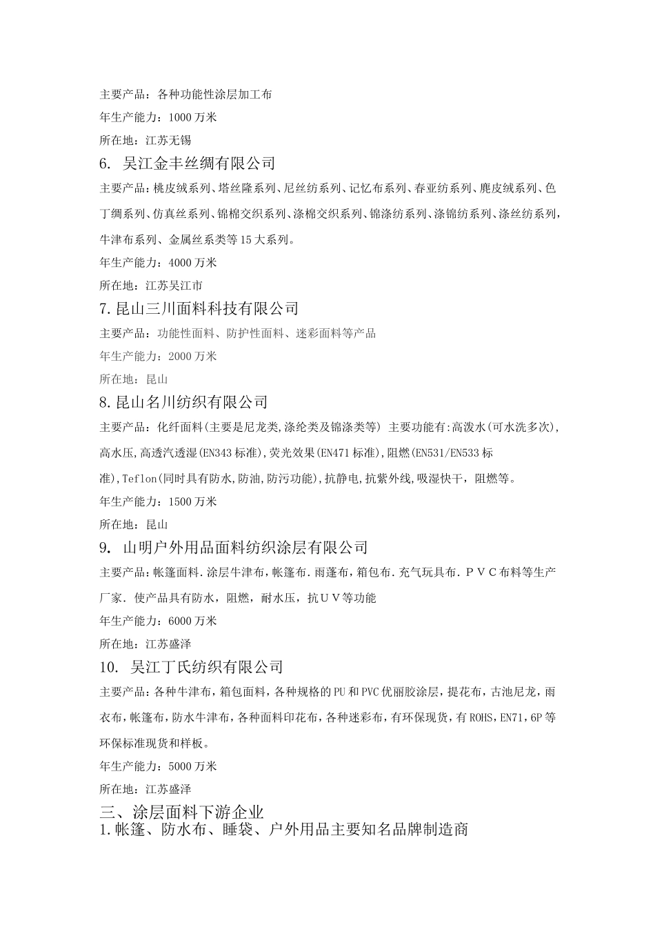 涂层布的应用领域和竞争对手_第3页