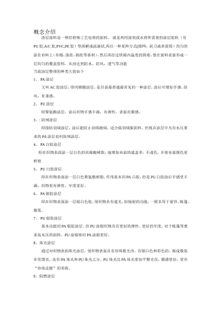 涂层布的应用领域和竞争对手