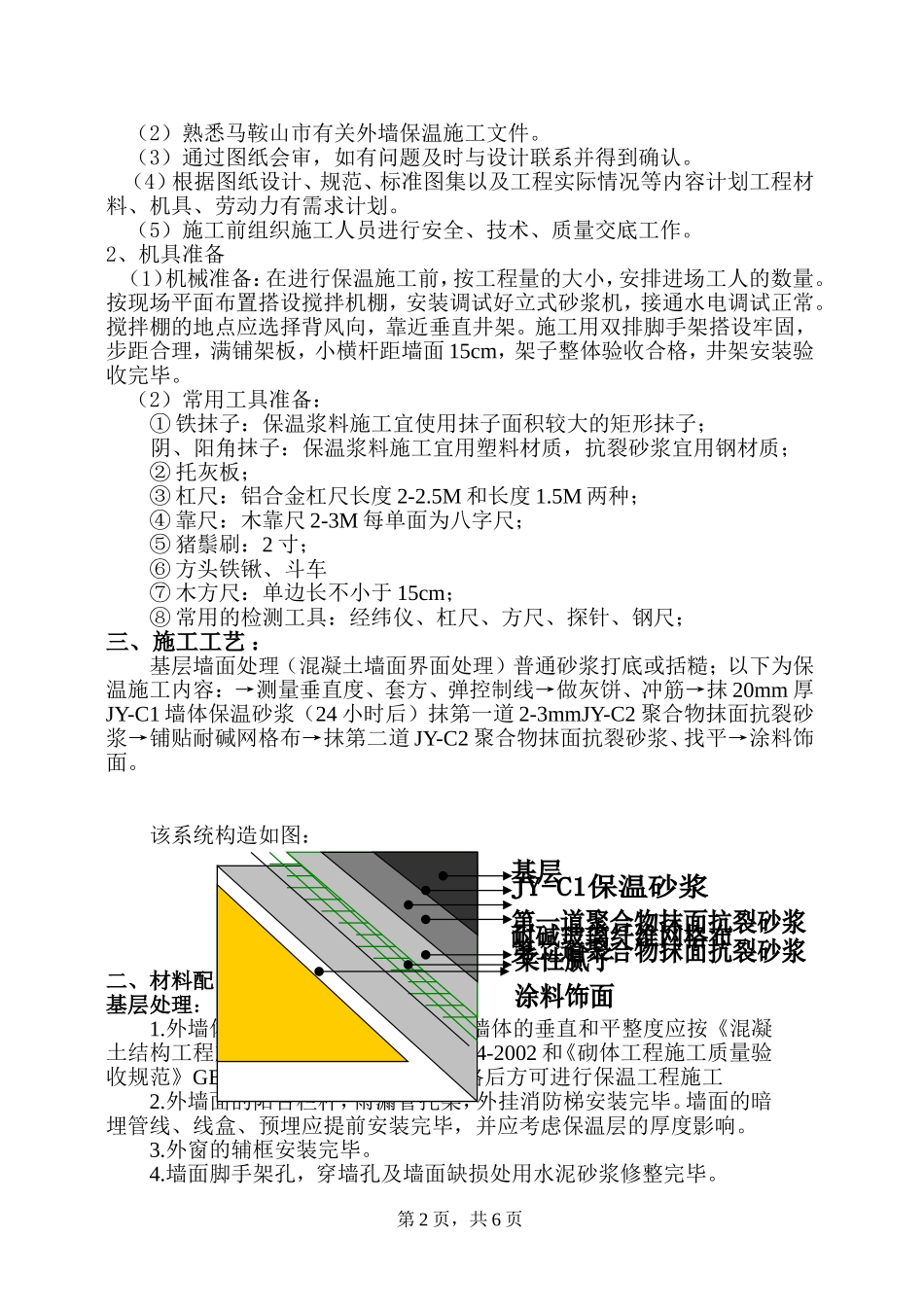 外墙保温砂浆方案_第2页