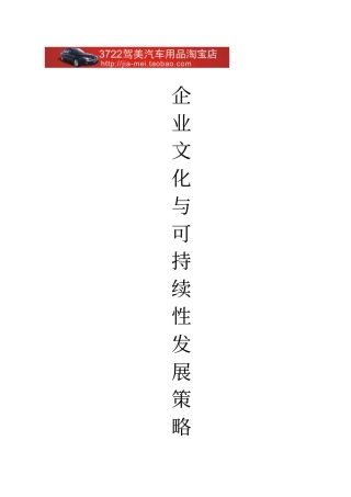 企业文化与可持续性发展策略讲义17
