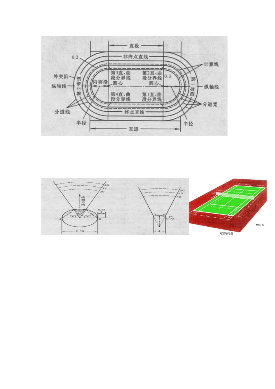 各种场地的画法和具体规格_第2页
