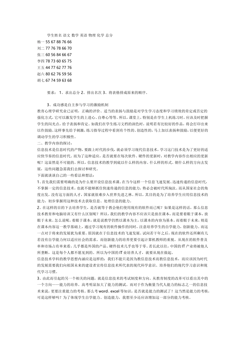 信息技术教学中的几点体会_第2页