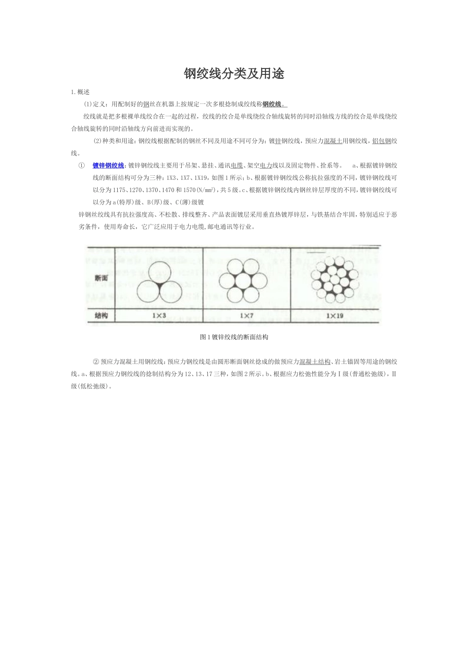 钢绞线分类及用途_第1页