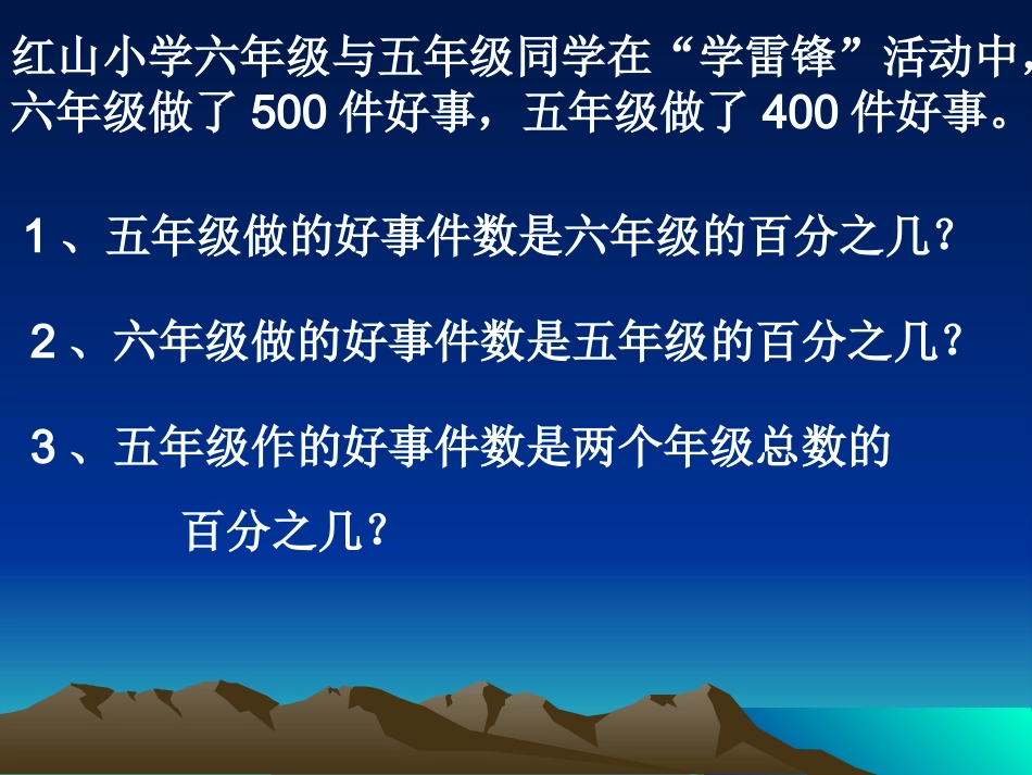 百分数应用题练习_第1页