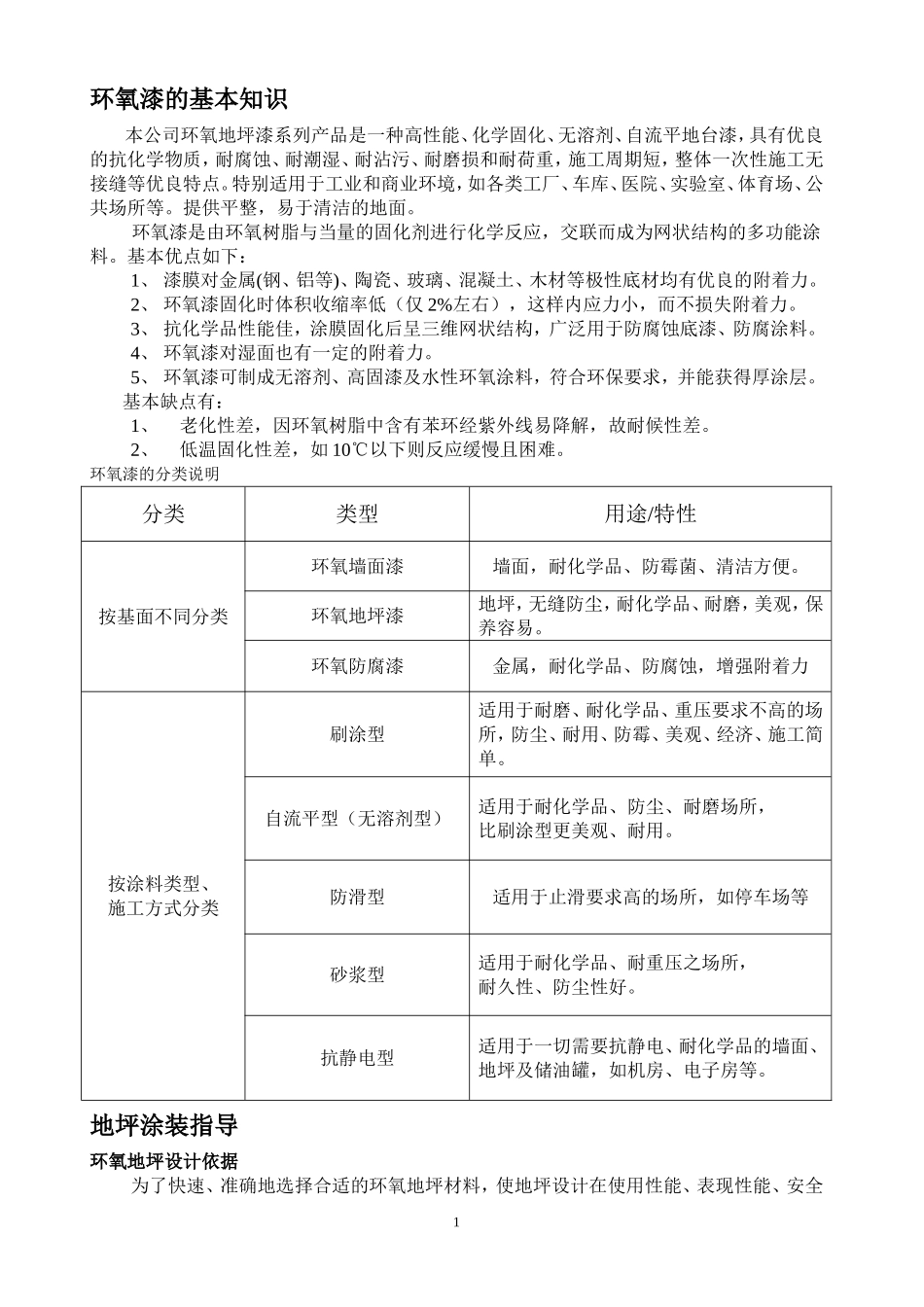 环氧漆的基本知识_第1页
