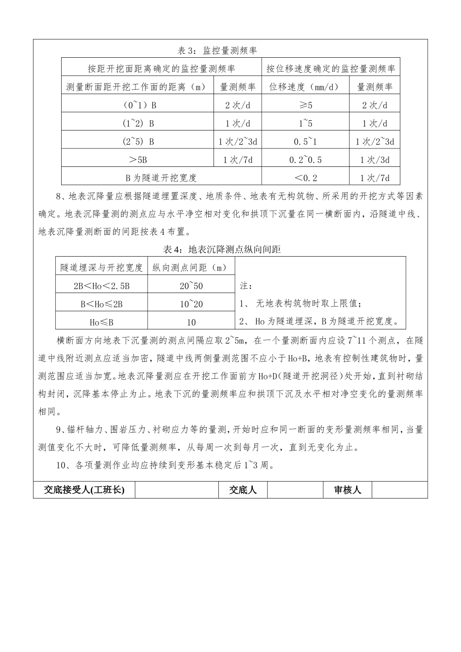 隧道监控量测地表沉降点技术交底_第3页