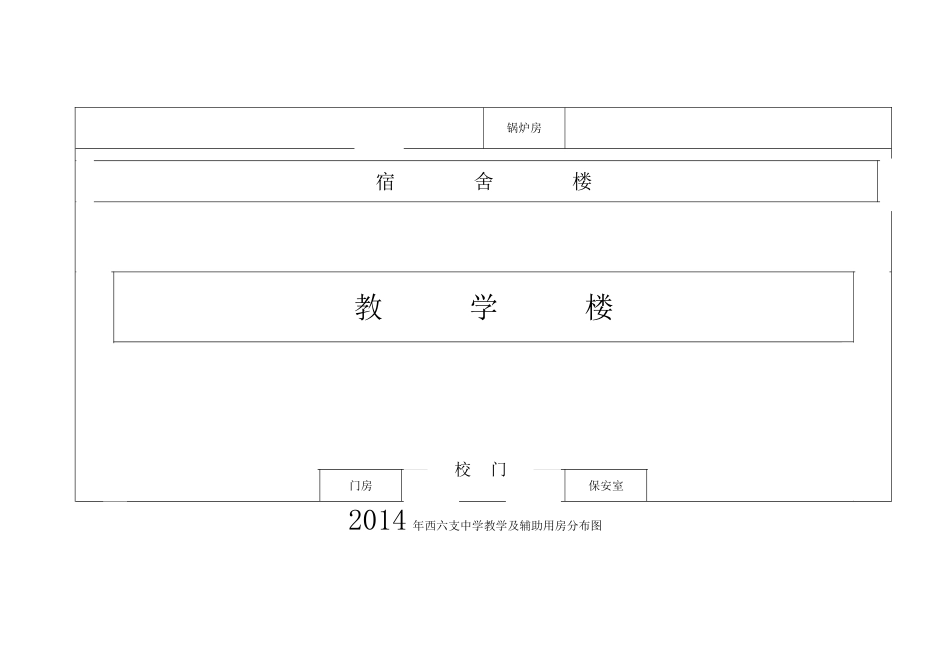 西六支中学教学及辅助用房分布图_第2页
