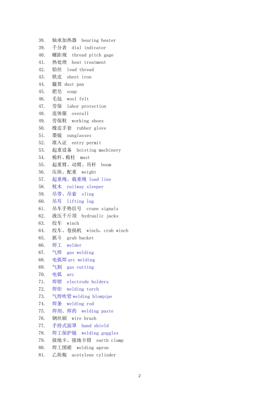 机修实用英语_第2页