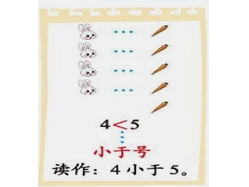 北师大版一年级数学上册《动物乐园》_第3页