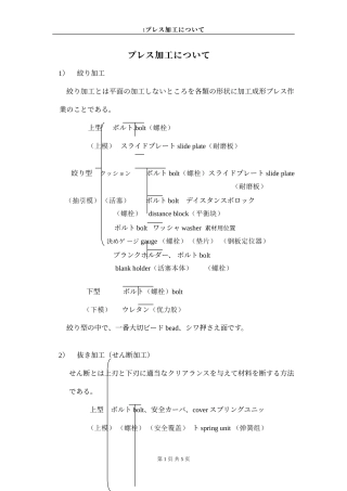 模具结构日语