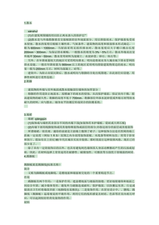 建筑名词大汇总