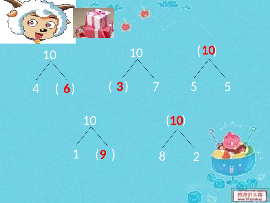 得数是10的加法和10减几的课件_第2页