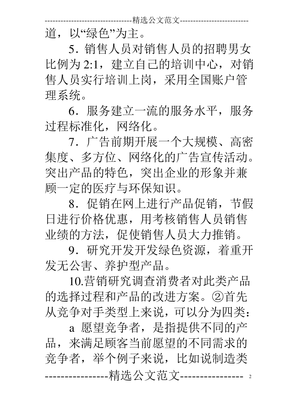 企业网络营销策划方案_第2页