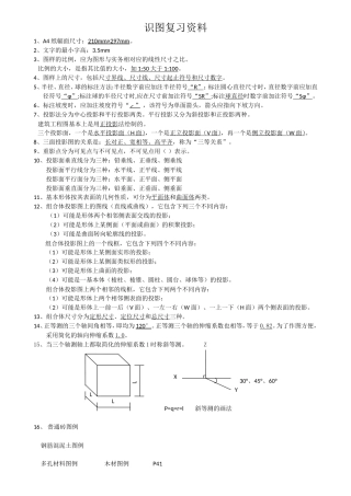 识图复习资料