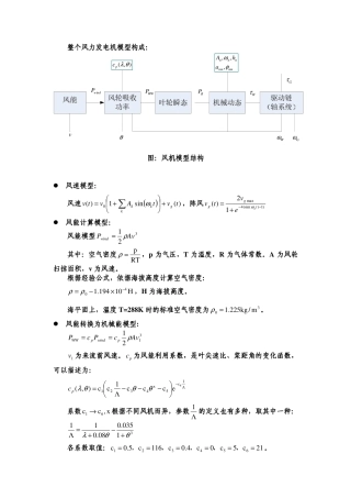 风机数学模型