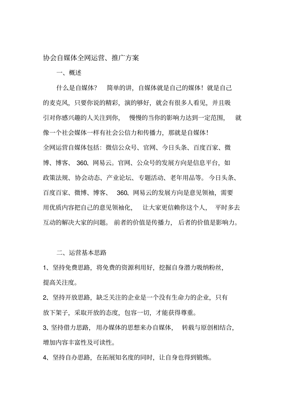 企业自媒体运营方案_第1页